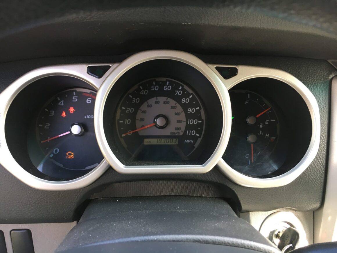 4th gen 4runner speedometer stopped working - finished product