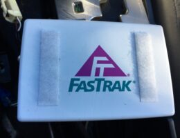 how to hide fastrak transponder