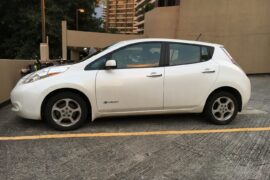Renting an Electric Car in Maui nissan leaf