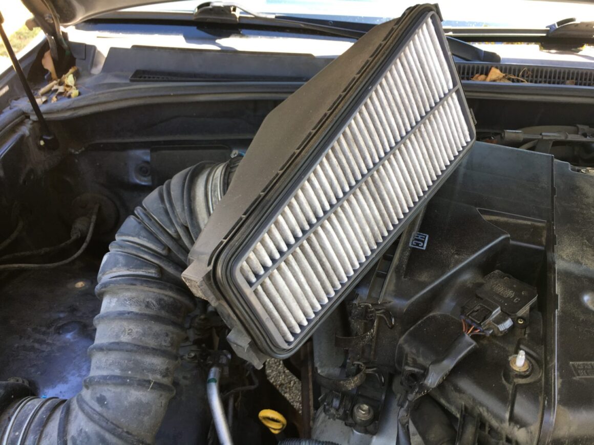 4runner 4th air filter replacement - existing air filter