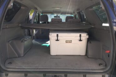 yeti tundra 45 cooler 4runner trunk