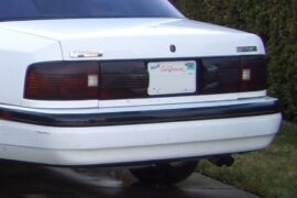 Tinted Tail Lights: 1st Gen Mazda Protege