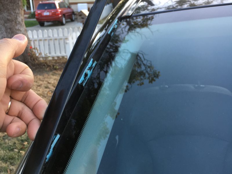 Windshield Molding Replacement 2nd Gen Lexus IS350 The Track Ahead