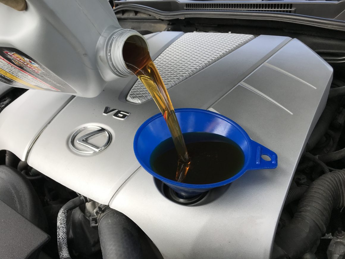 Oil and Oil Filter Replacement: 2006 Lexus IS350 - The Track Ahead