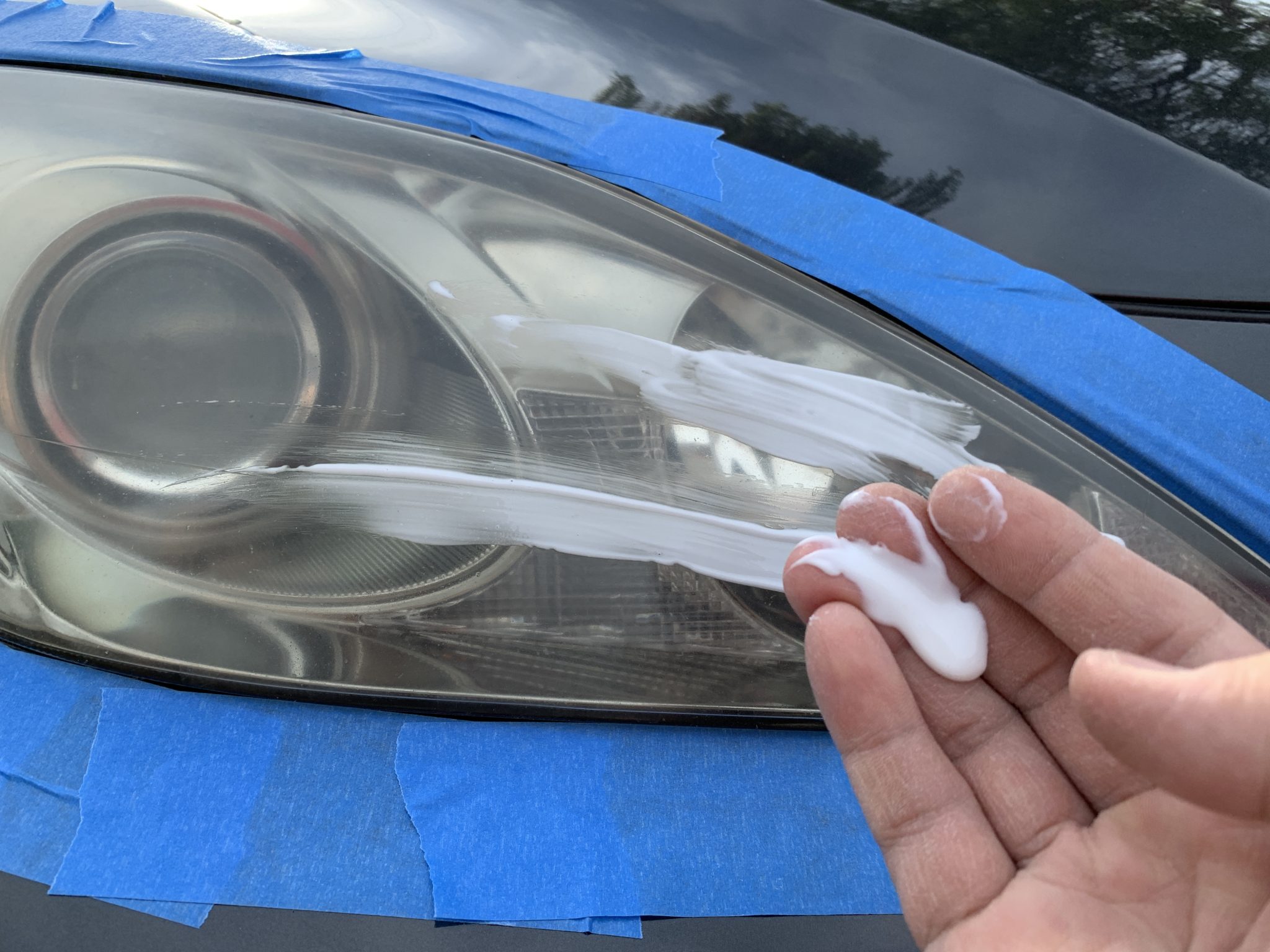 How to Polish Headlights with Toothpaste The Track Ahead