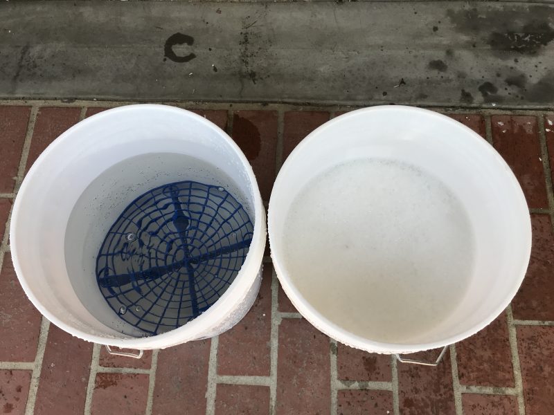 two bucket wash
