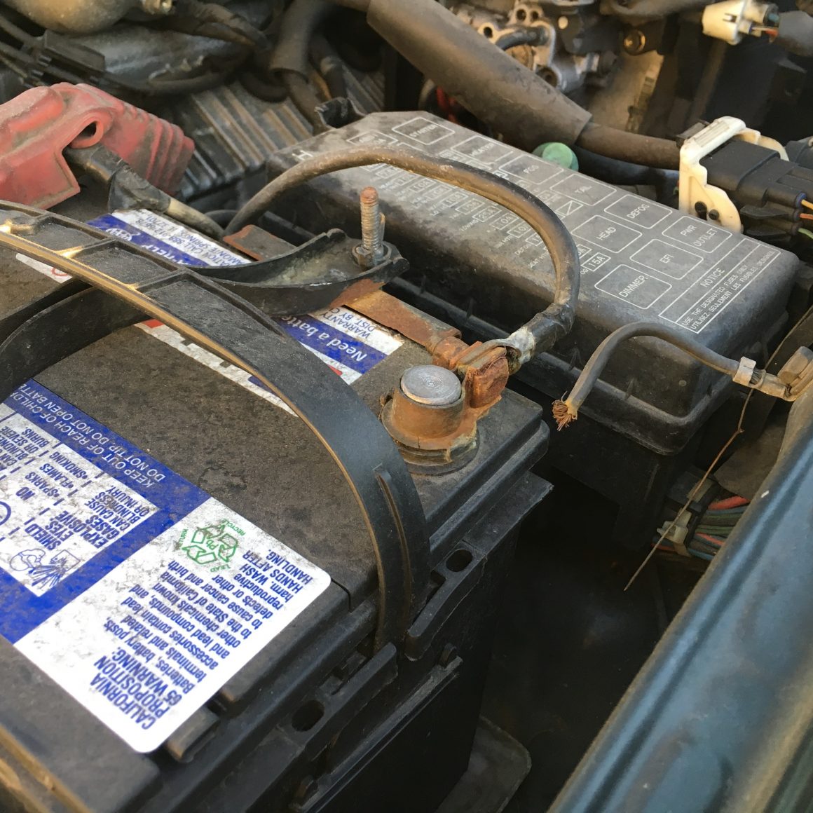 Broken Battery Ground Wire: 3rd Gen Toyota 4Runner - The Track Ahead