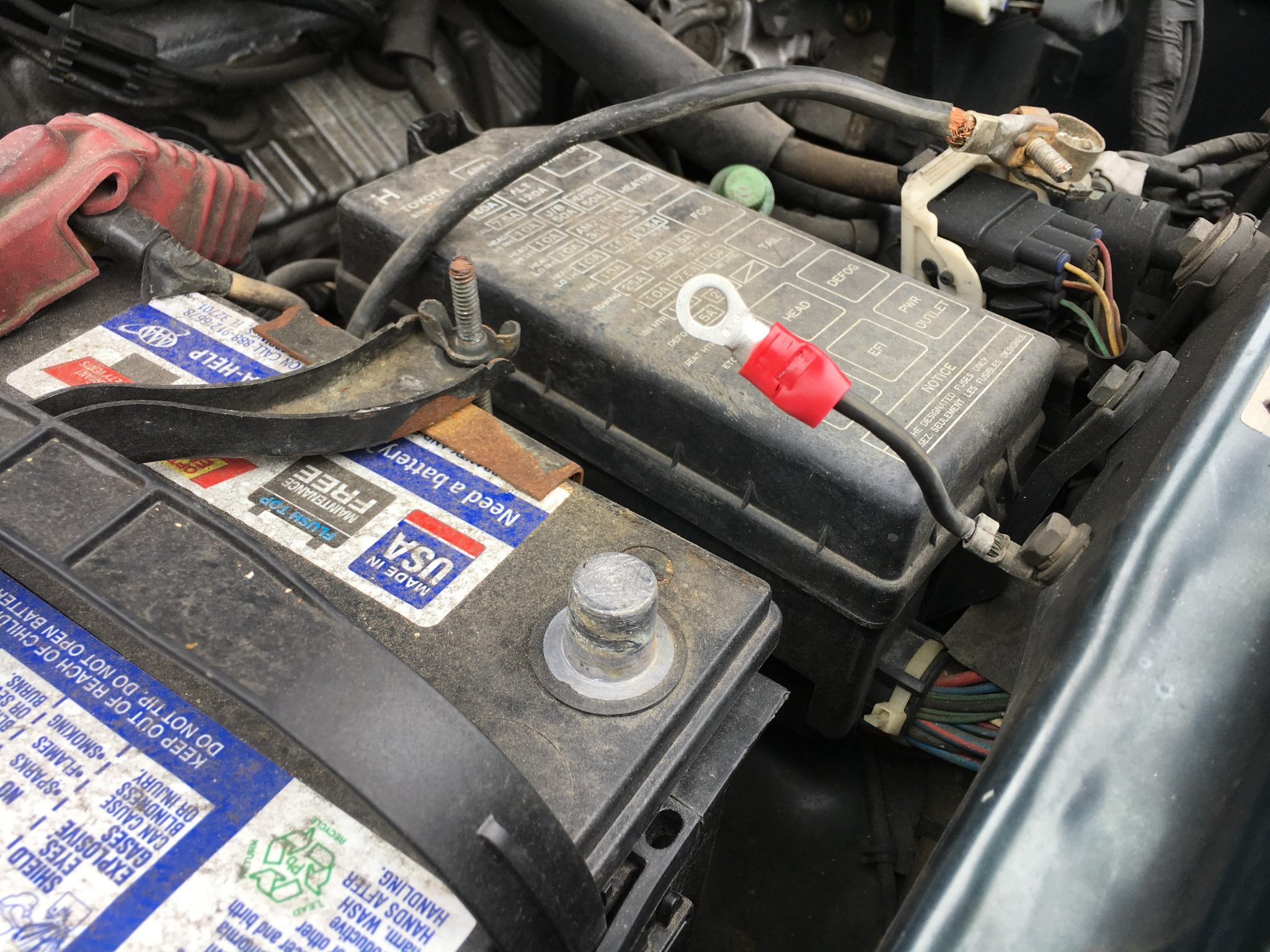 Broken Battery Ground Wire: 3rd Gen Toyota 4Runner - The Track Ahead