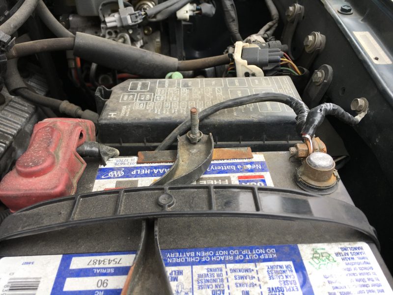 Broken Battery Ground Wire 3rd Gen Toyota 4Runner The Track Ahead