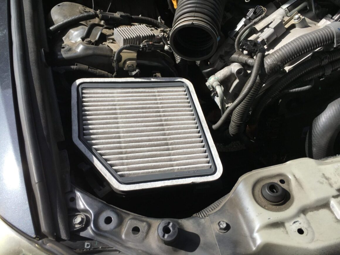 lexus is350 how to replace engine air filter