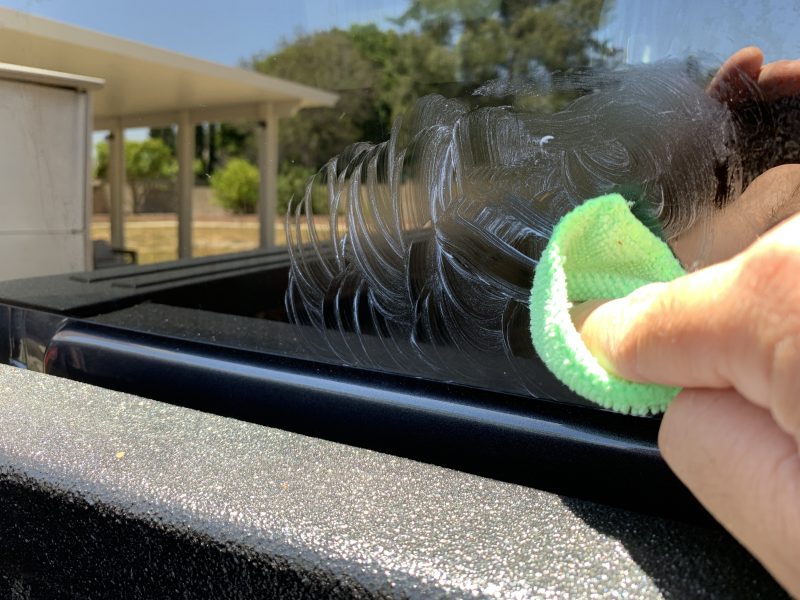 How to Remove Hard Water Spots from Window Glass by Hand with PlastX