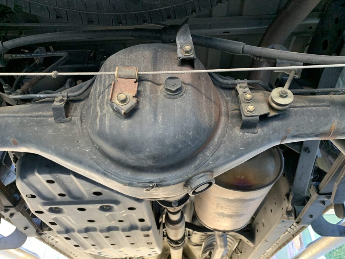 1st gen tacoma how to replace rear differential fluid