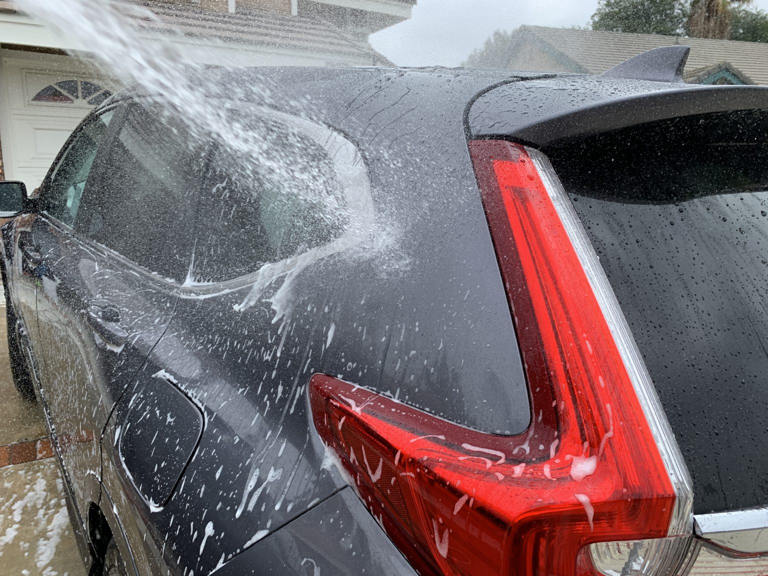Can i wash my car with dish soap information