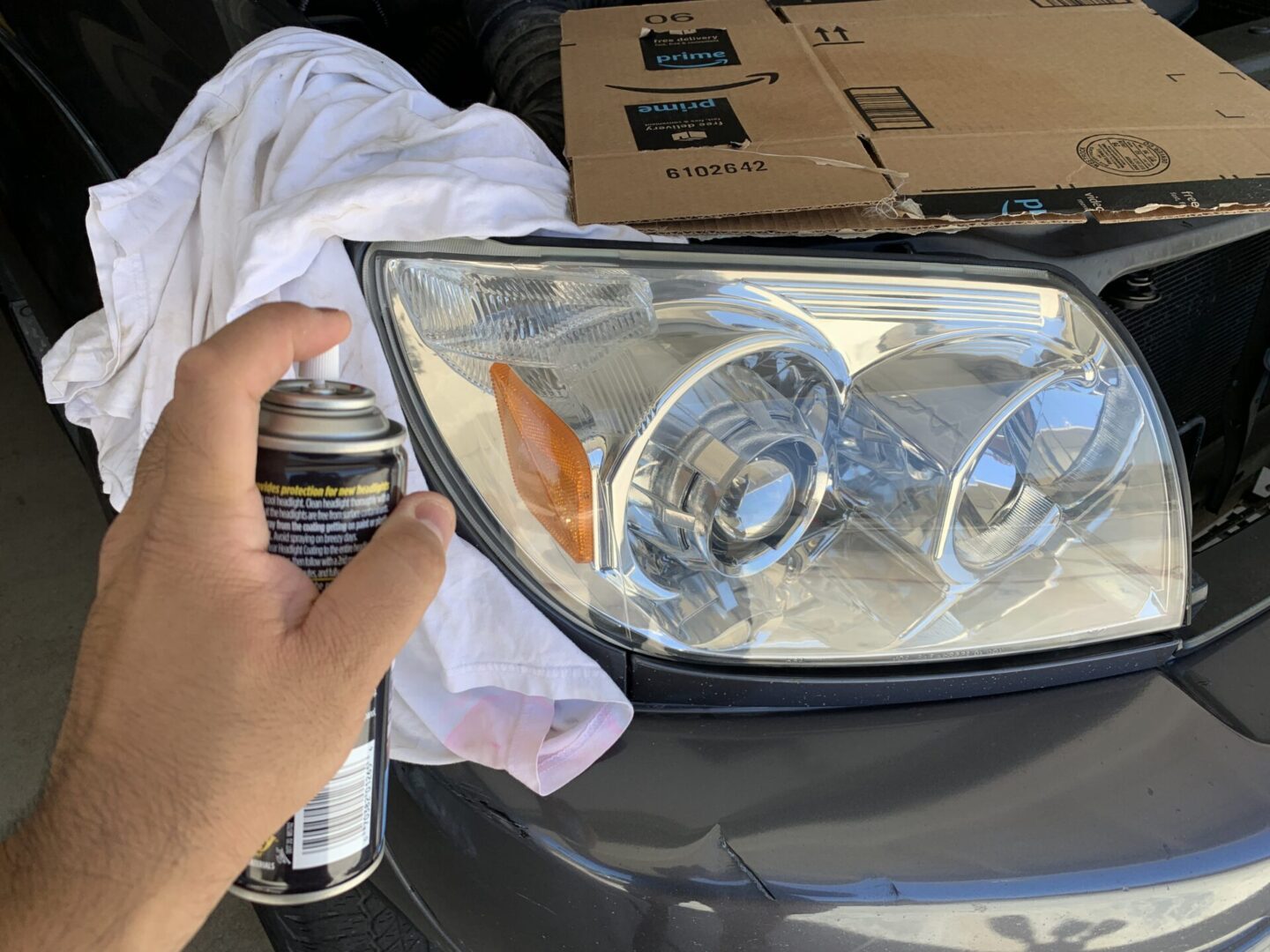 Using Meguiar's G17804 Keep Clear Headlight Coating - Car Care