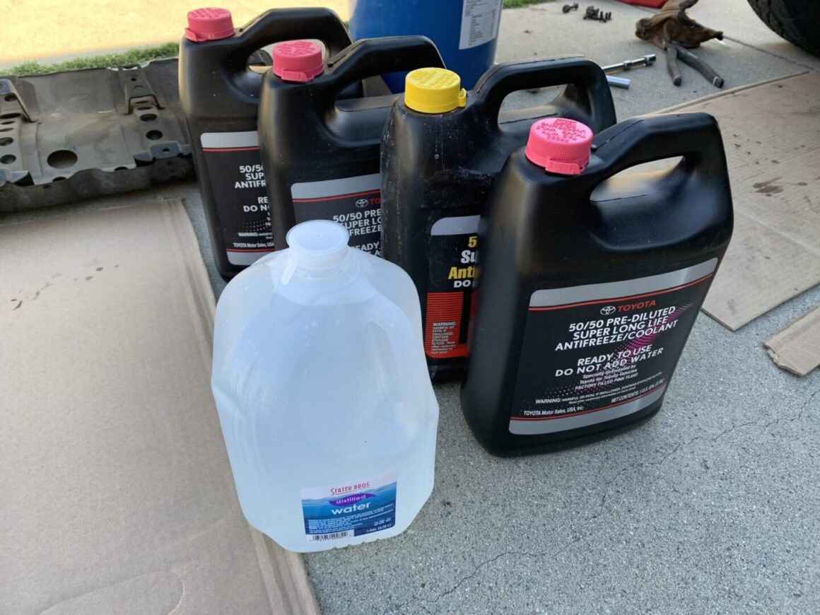 1st gen tacoma how to drain and fill coolant 3.4l v6 5vz-fe