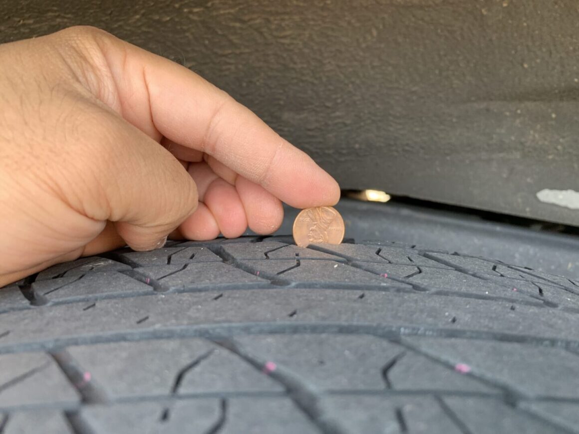 How to Check Tire Tread Depth with a Penny - The Track Ahead