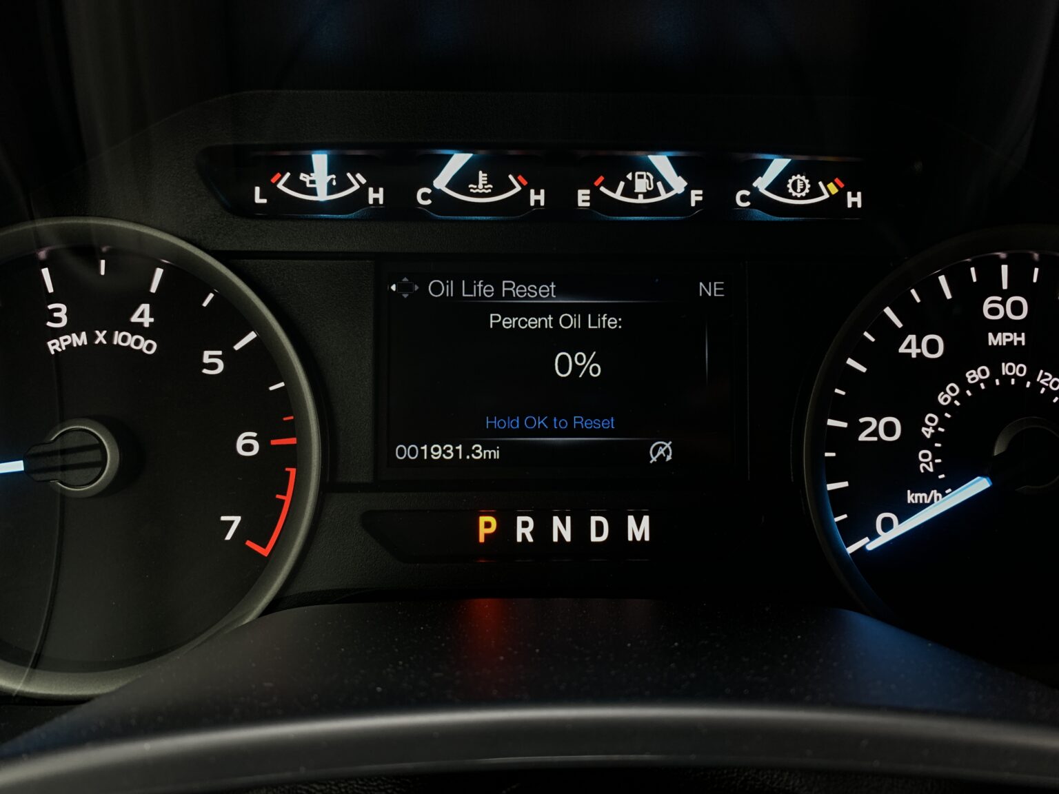 How to Reset Oil Life (Years 2015-2020): 13th Gen Ford F-150 - The