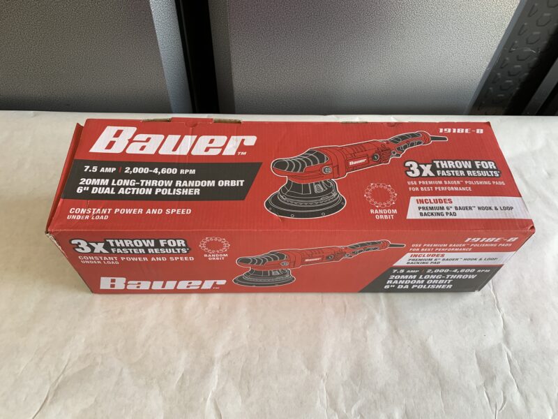 Bauer Long Throw DA Polisher (from Harbor Freight) Review The Track Ahead