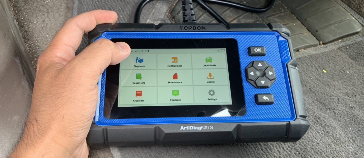 TOPDON AD600S Diagnostic Scan Tool Review The Track Ahead