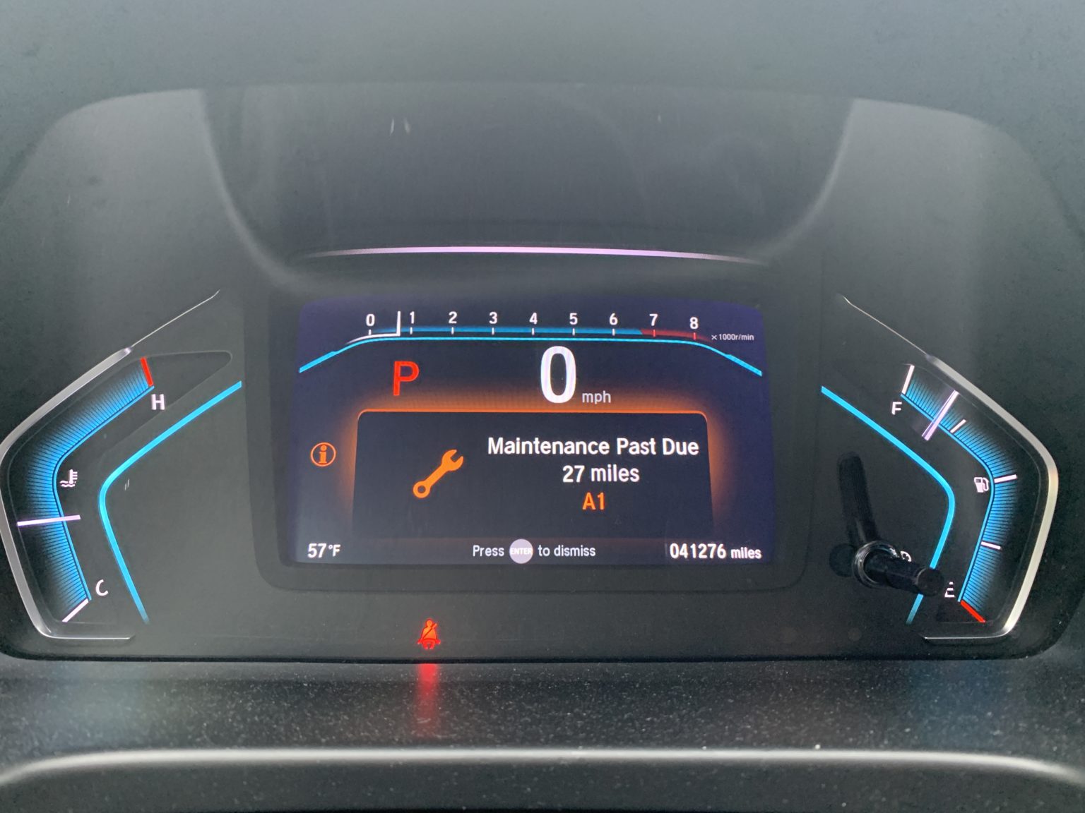 How to Reset the Maintenance Minder 5th Gen Honda Odyssey (20182024