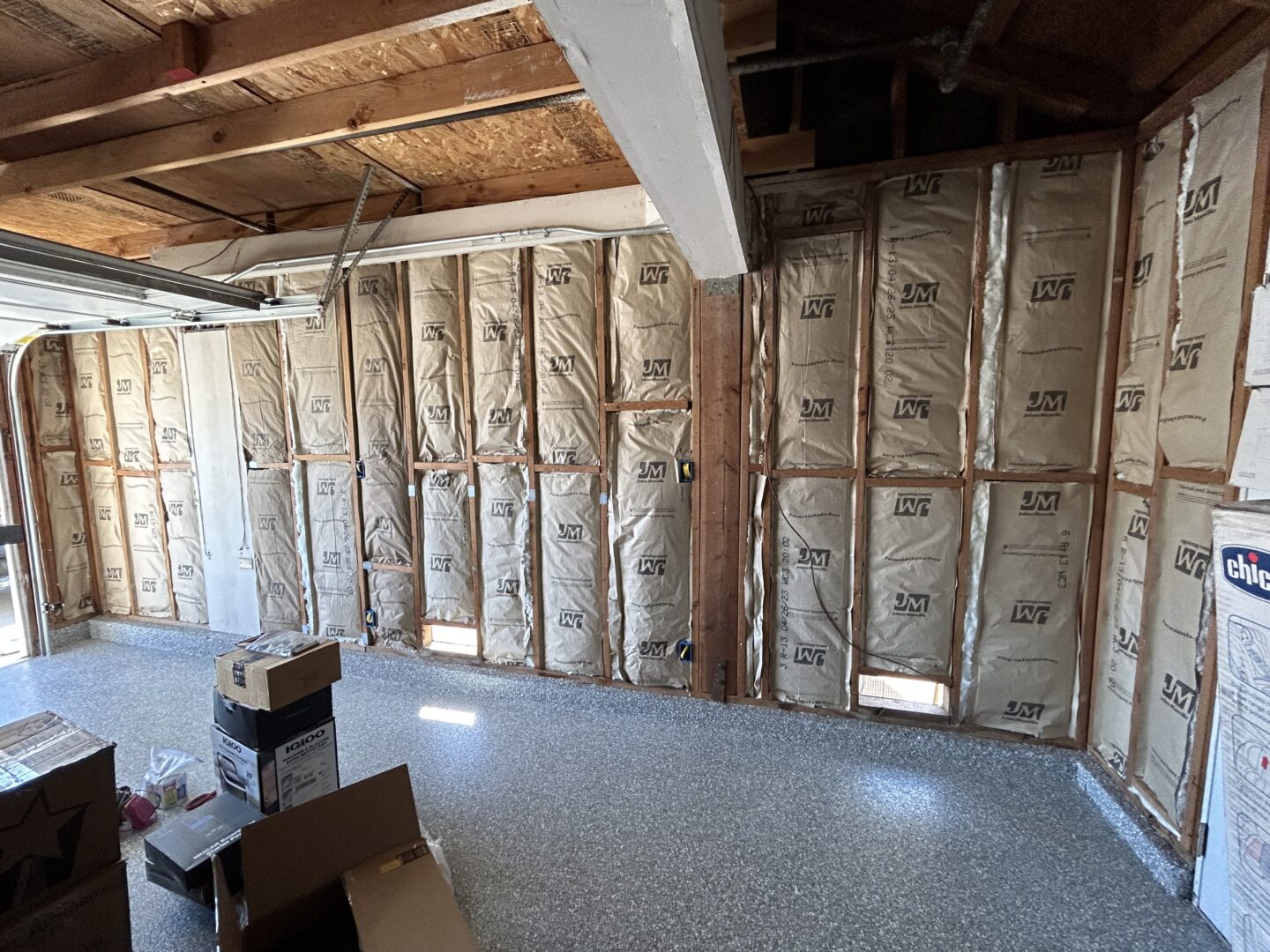 How to Insulate your Garage Walls with Fiberglass Insulation The