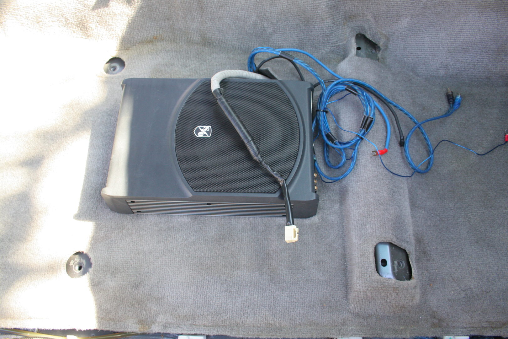 Sound Ordnance Subwoofer on 4Runner Carpet