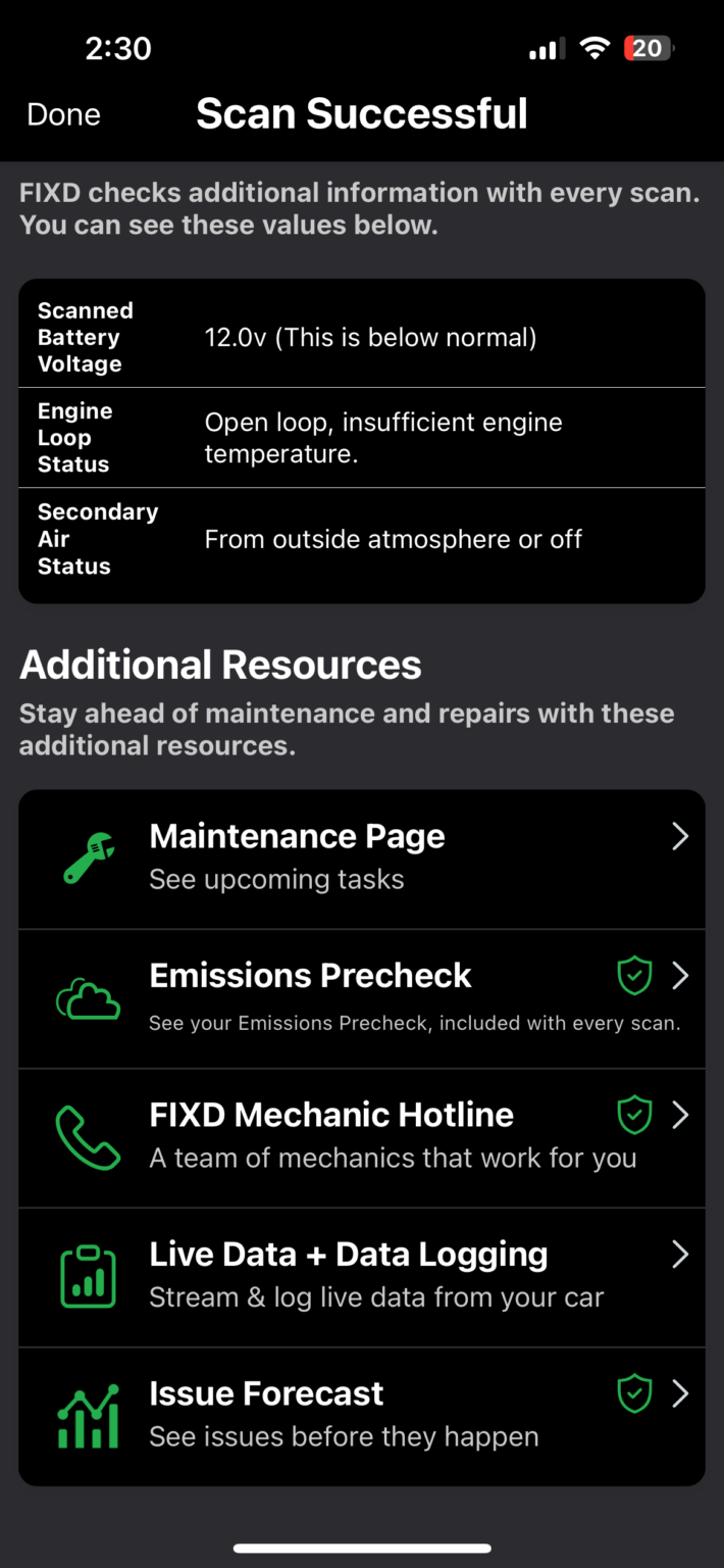 Fixd FIXD Bluetooth OBD2 Scanner Review - The Track Ahead