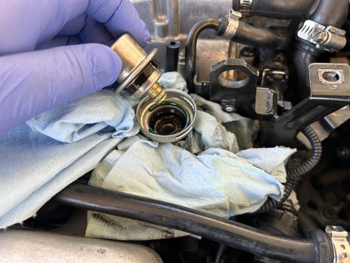 Leaking Fuel Injection Pressure Regulator: Audi TT MK1 (2000-2006)